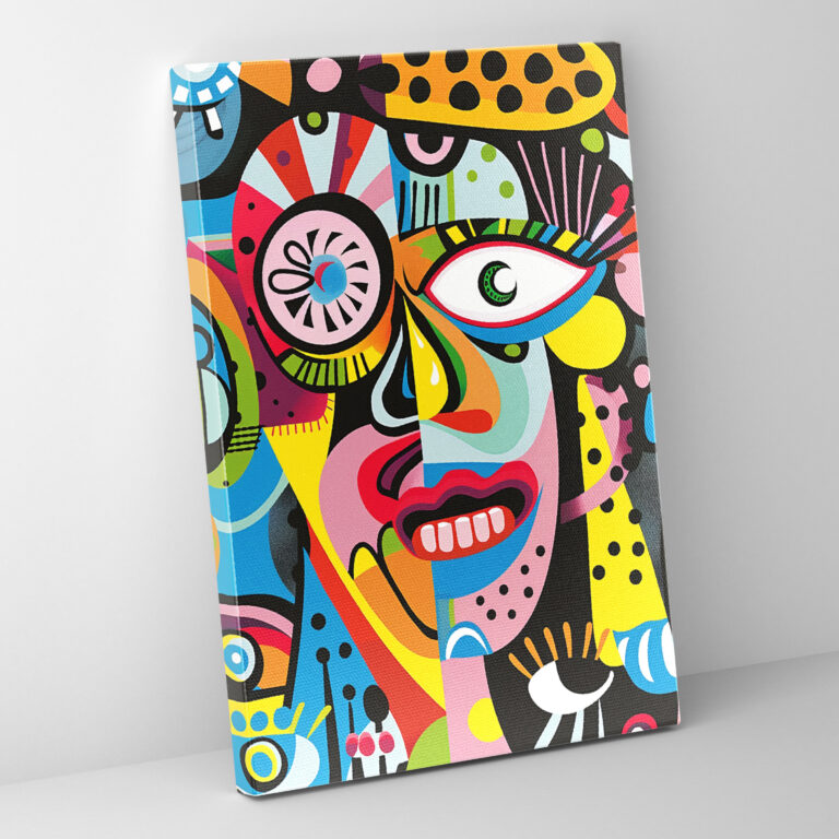 Popart Style Canvas Print - Popart, Canvas Wall Art, Home Decoration, Abstract Characters