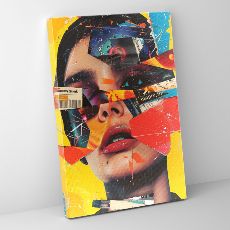 Popart Style Wall Decoration - Popart, Wall Art, Canvas Wall Art, Home Decoration