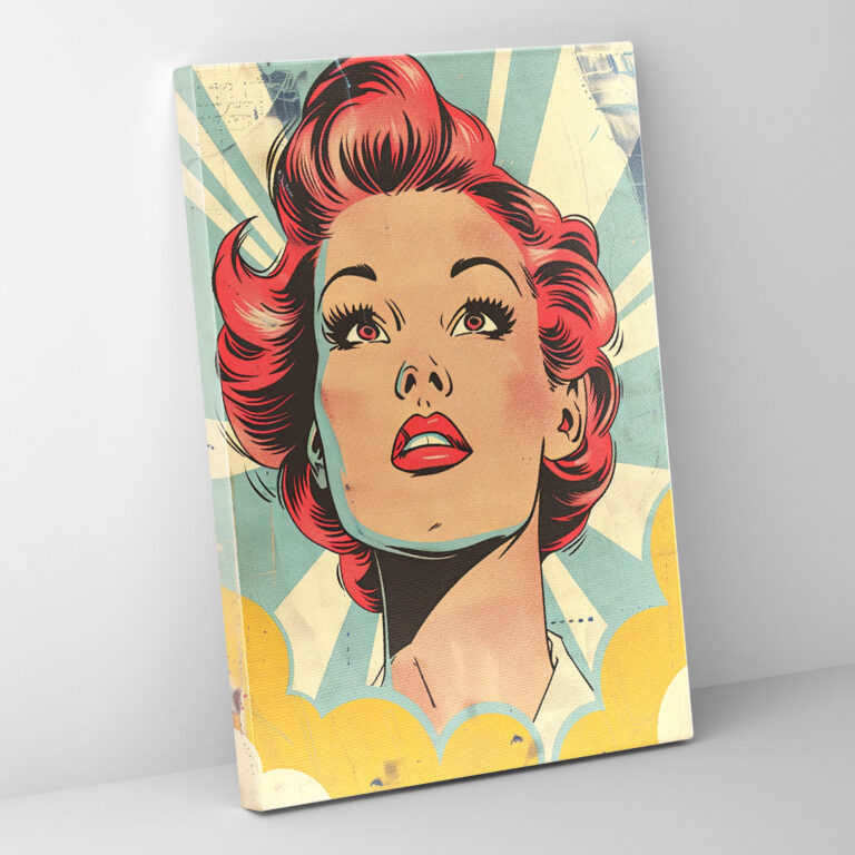 Popart Style Canvas Print - Popart, Home Decoration, Canvas Wall Art, Wall Decoration