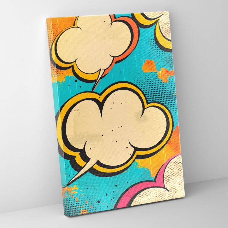 Popart Style Canvas Print - Popart, Wall Decoration, Canvas Print, Home Decoration