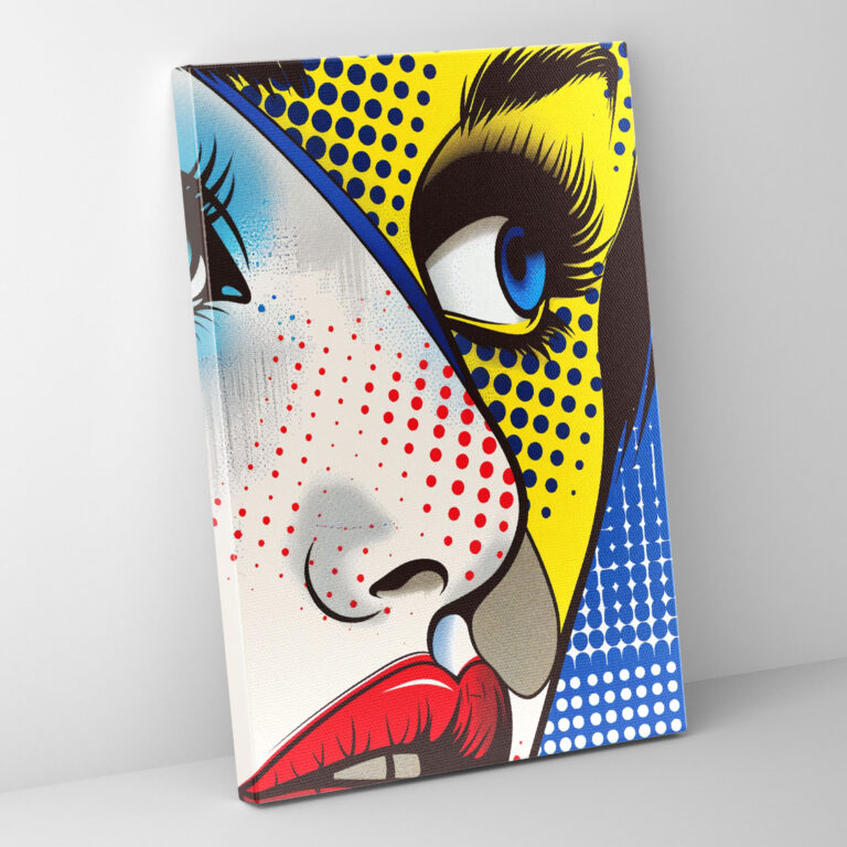 Popart Style Canvas Wall Decoration - Popart, Canvas Wall Art, Wall Decoration, Popart Style