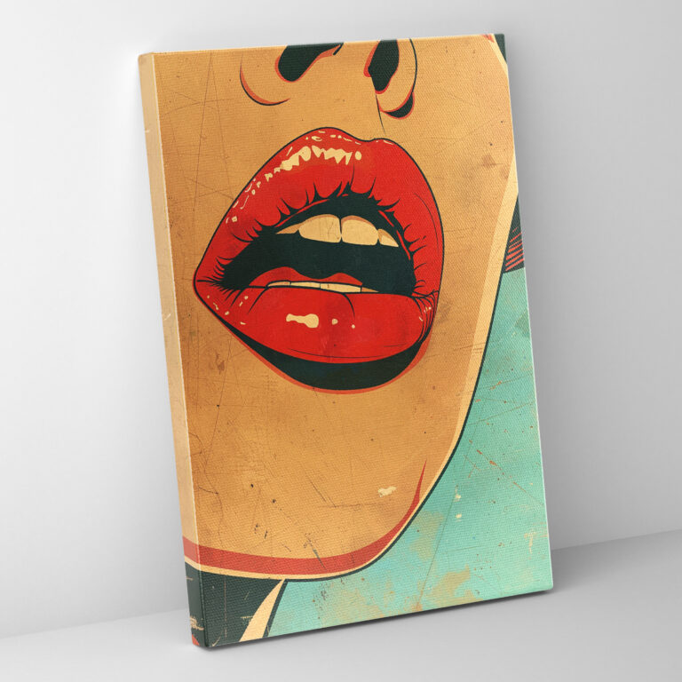 Popart Style Art Print - Popart, Canvas Print, Wall Decoration, Canvas Wall Art