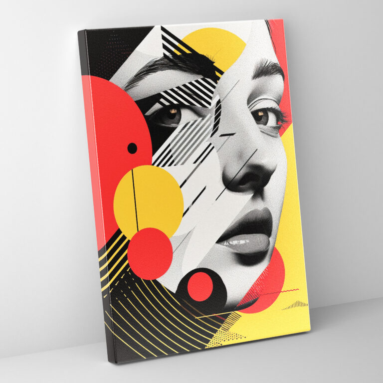 Popart Style Canvas Print - Popart, Bold Typography, Modern Design, Home Decoration