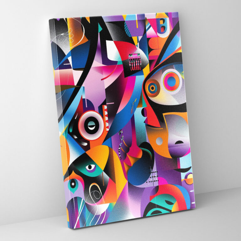 Popart Style Canvas Print - Popart, Modern Decor, Wall Decoration, Home Decoration