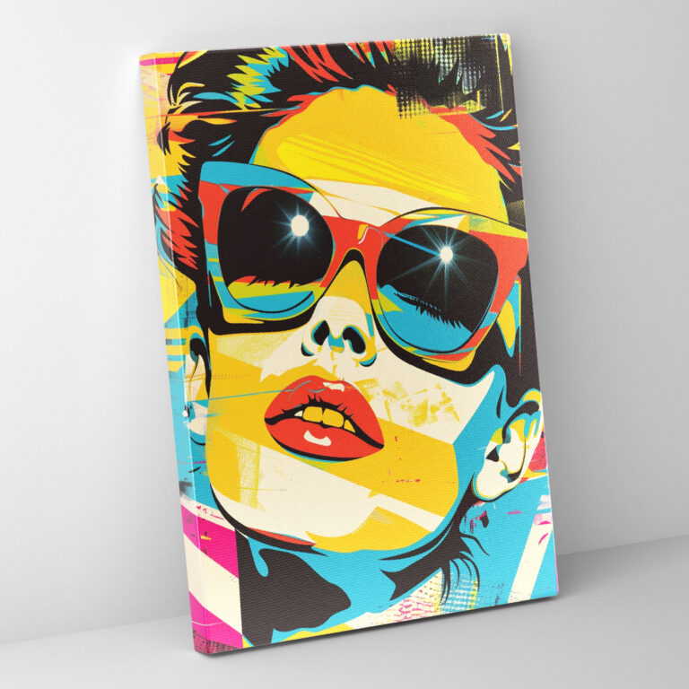 Popart Style Retro Icons Wall Art - Popart, Pop Culture, Retro, Popart Style