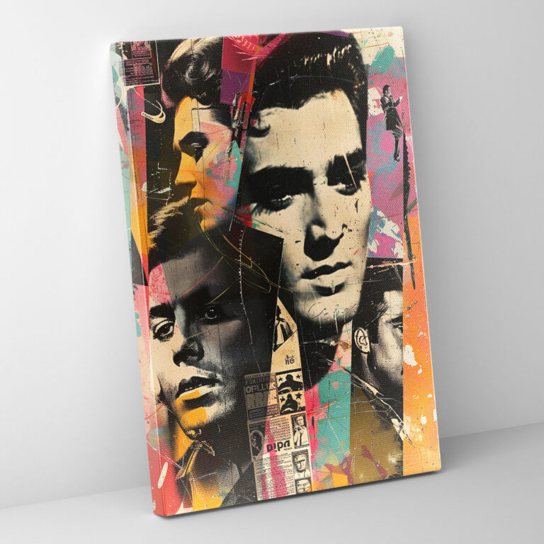 Popart Style Celebrity Collage Wall Decoration - Popart, Film Posters, Wall Decoration, Canvas Print