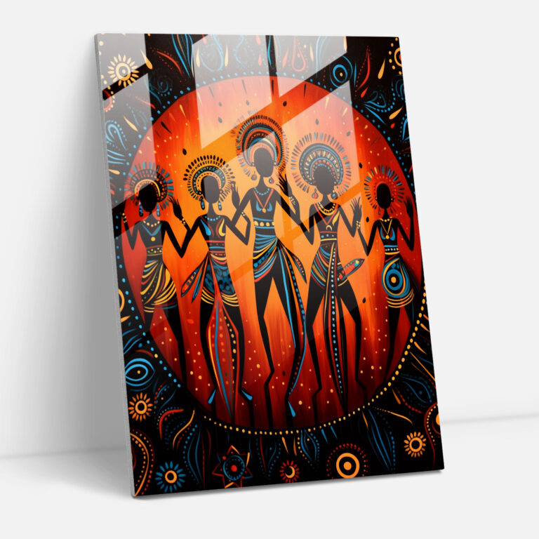 Pablo Picasso African Glass Print - Pablo Picasso, Intricate Patterns, African Tribal Art, Glass Art
