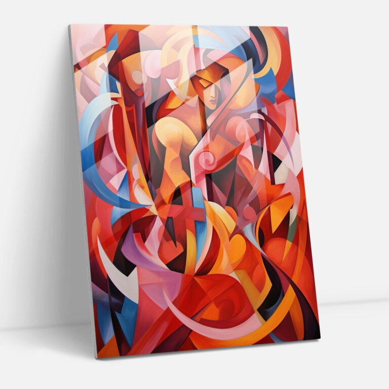 Pablo Picasso Synthetic Cubist Glass Print - Pablo Picasso, Glass Art, Home Decoration, Glass Print