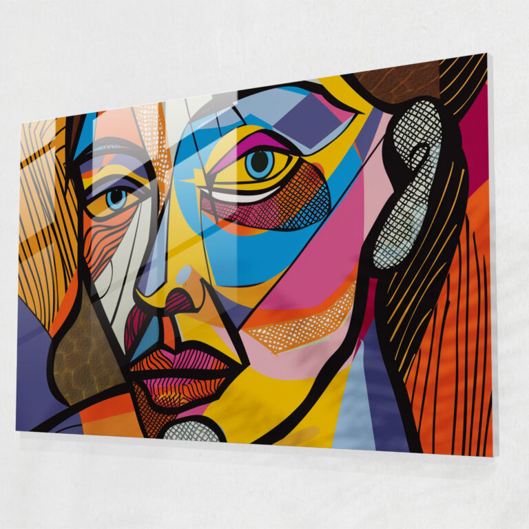 Pablo Picasso Glass Print Home Decoration - Pablo Picasso, Glass Art, Glass Print, Glass Wall Art