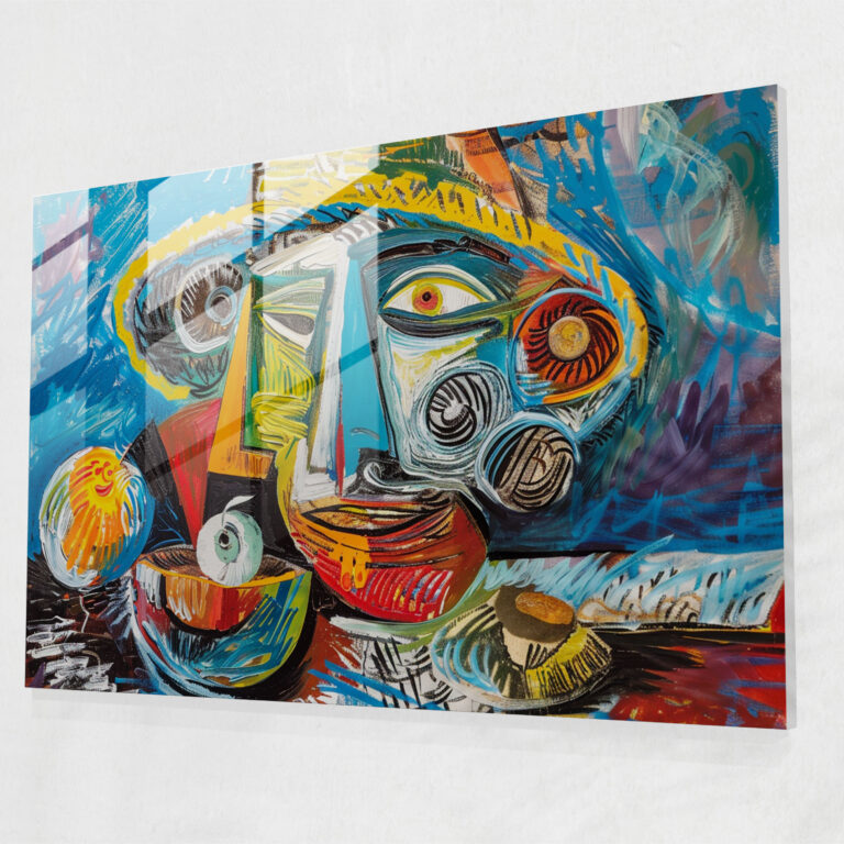 Pablo Picasso Glass Print Home Decoration - Pablo Picasso, Home Decoration, Glass Wall Art, Modern Art