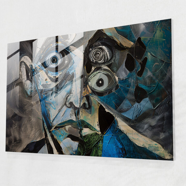 Surreal Glass Print By Pablo Picasso - Pablo Picasso, Modern Art, Glass Print, Pablo Picasso