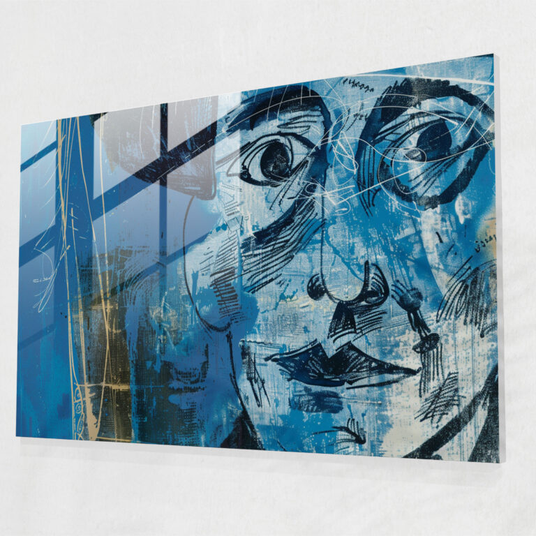 Blue Period Glass Print Wall Art By Pablo Picasso - Pablo Picasso, Pablo Picasso, Glass Print, Glass Wall Art