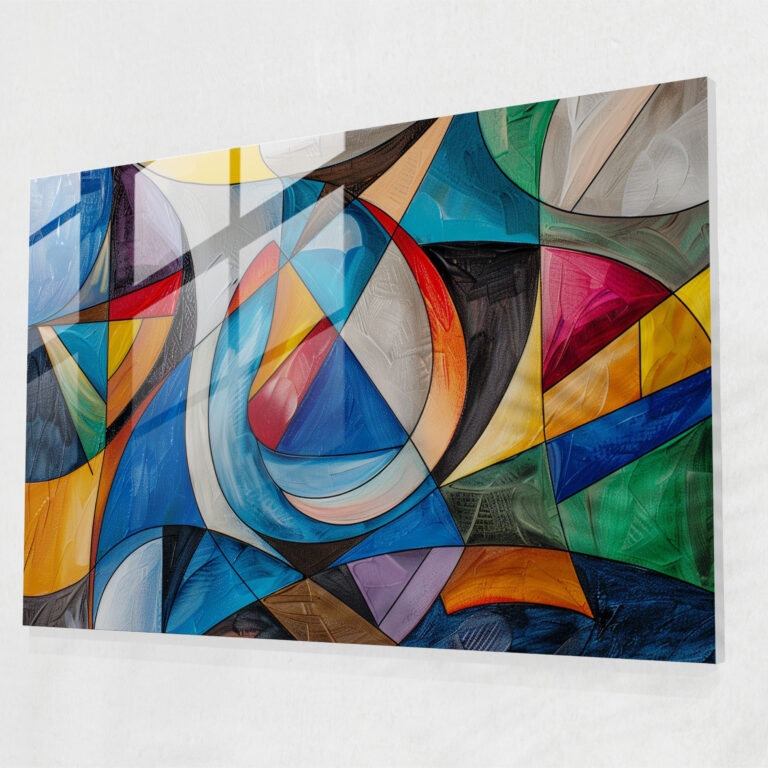 Pablo Picasso Glass Wall Art - Dynamic Composition - Pablo Picasso, Dynamic Art, Glass Wall Art, Modern Art