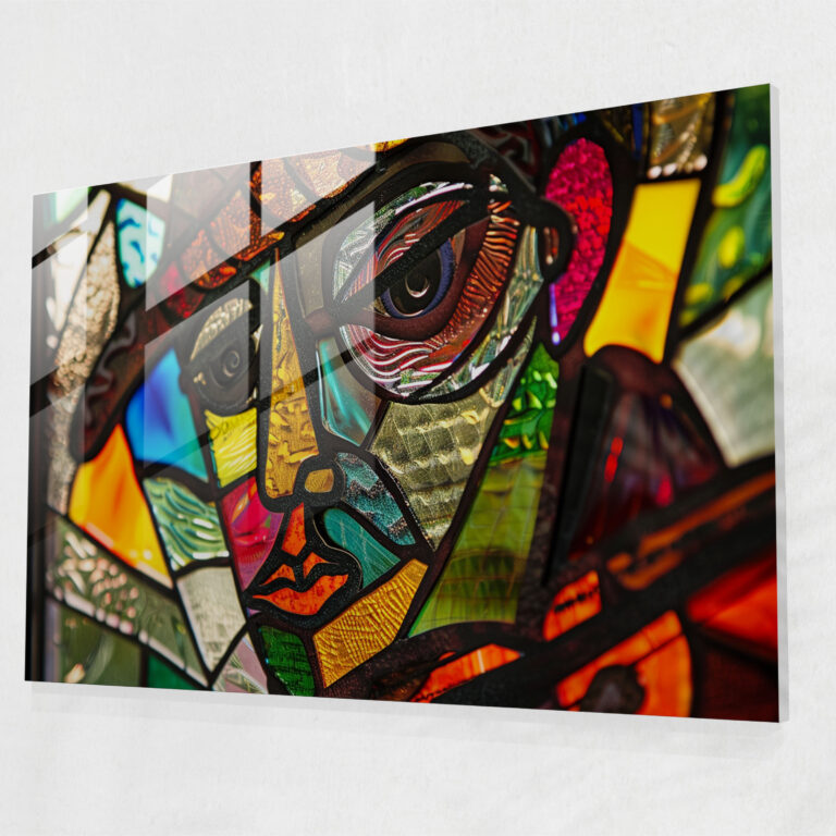 Pablo Picasso Glass Art - Portrait Of A Musician - Pablo Picasso, Wall Decoration, Pablo Picasso, Modern Art