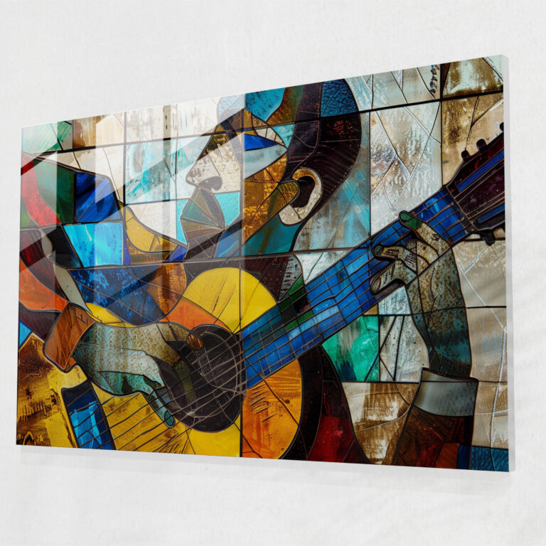 Pablo Picasso Glass Wall Art Wall Decoration - Pablo Picasso, Wall Decoration, Modern Art, Music