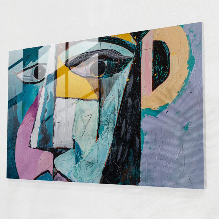 Pablo Picasso Wall Decoration - Abstract Figure - Pablo Picasso, Wall Decoration, Pablo Picasso, Glass Art