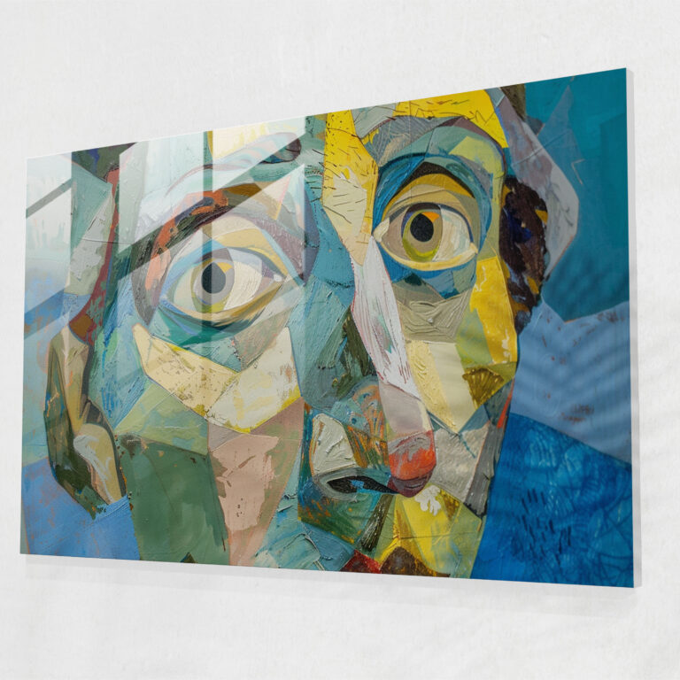 Pablo Picasso Glass Wall Art - Surrealist Portrait - Pablo Picasso, Glass Wall Art, Pablo Picasso, Glass Art