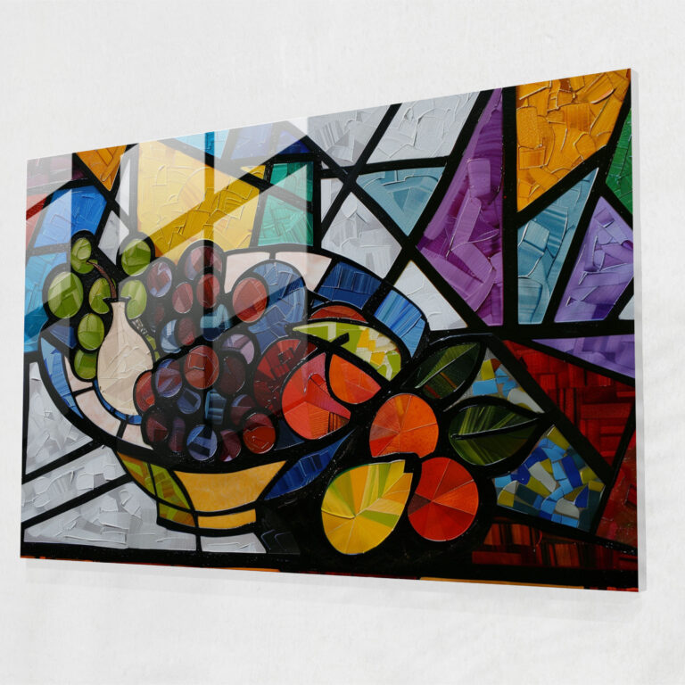 Pablo Picasso Home Decoration - Fruit Still Life - Pablo Picasso, Glass Print, Home Decoration, Wall Decoration