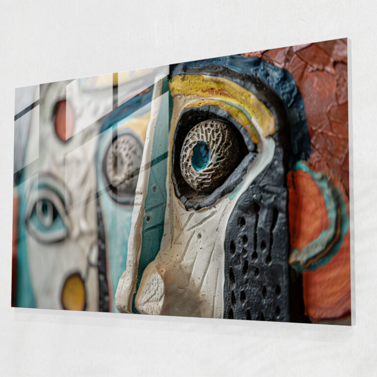 Pablo Picasso Home Decoration - Surreal Composition - Pablo Picasso, Modern Art, Home Decoration, Glass Art