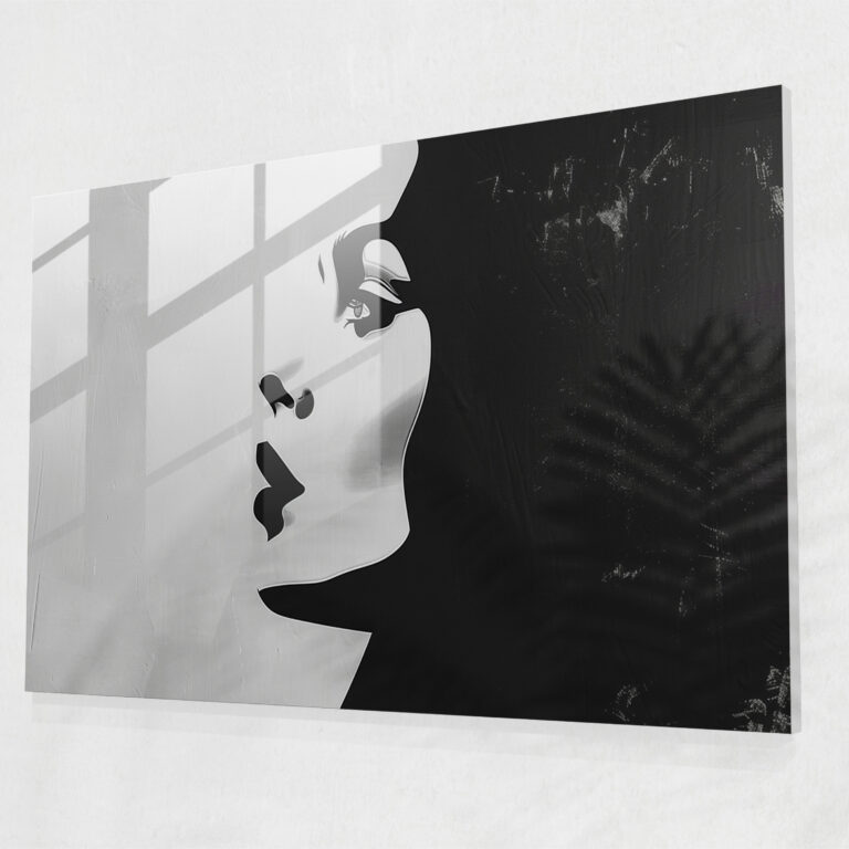 Pablo Picasso Glass Art - Minimalist Portrait - Pablo Picasso, Minimalist, Glass Art, Portrait