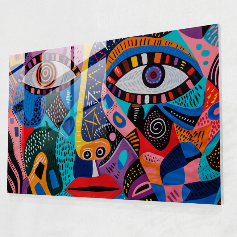 Pablo Picasso Wall Decoration - Bold Patterns - Pablo Picasso, Pablo Picasso, Vibrant Hues, Bold Patterns