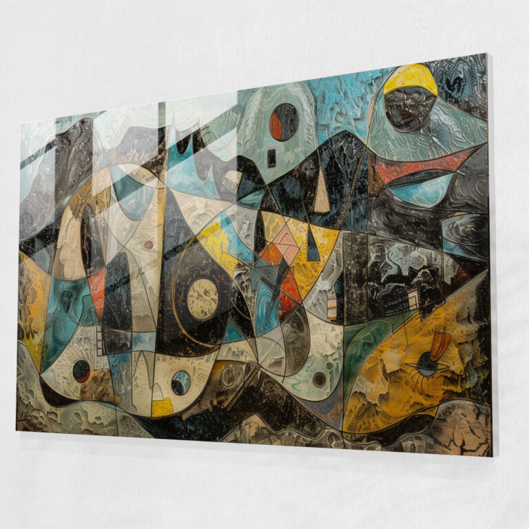 Pablo Picasso Surreal Glass Wall Art - Pablo Picasso, Modern Art, Glass Wall Art, Home Decoration
