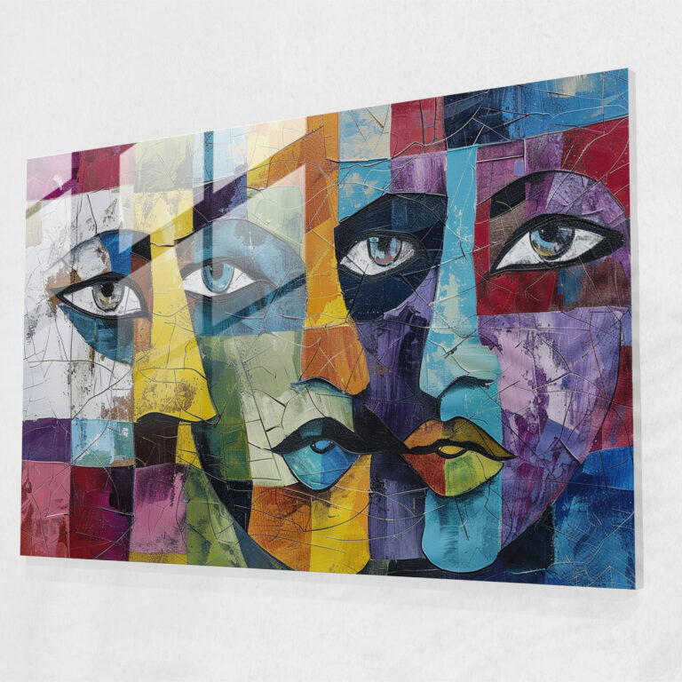 Pablo Picasso Abstract Glass Wall Decoration - Pablo Picasso, Wall Decoration, Pablo Picasso, Abstract Art