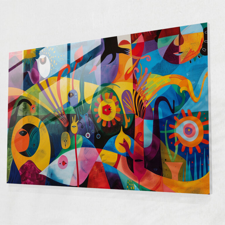 Pablo Picasso Surreal Glass Print - Pablo Picasso, Pablo Picasso, Glass Art, Glass Wall Art