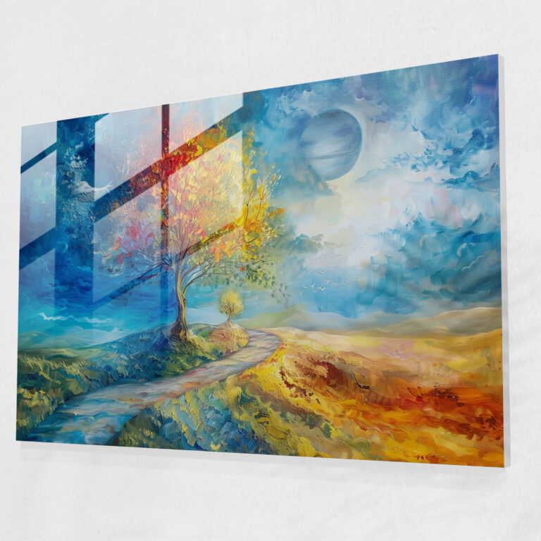 Pablo Picasso Dreamy Landscape Wall Decoration - Pablo Picasso, Pablo Picasso, Dreamlike Colors, Surrealistic