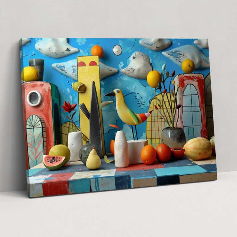Pablo Picasso Style Canvas Print - Pablo Picasso, Wall Art, Wall Decoration, Pablo Picasso Style