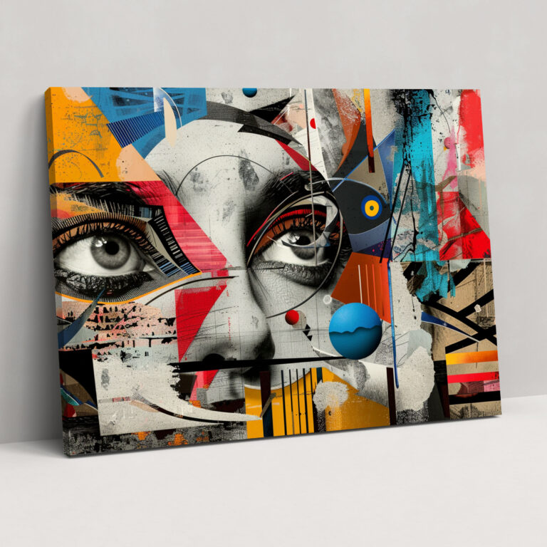 Pablo Picasso Style Wall Art - Pablo Picasso, Home Decoration, Pablo Picasso Style, Collage