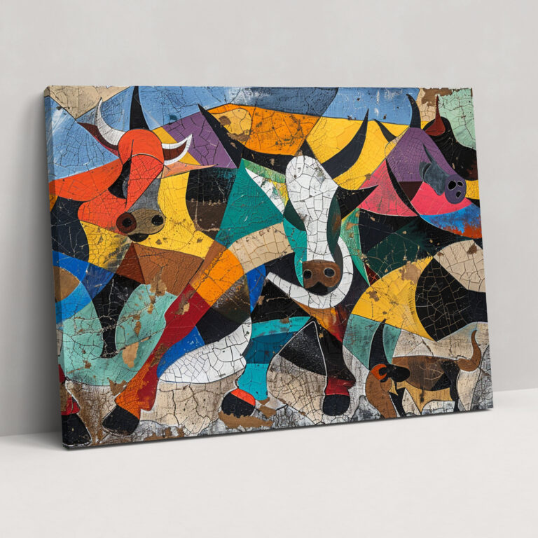 Pablo Picasso Style Canvas Print - Pablo Picasso, Wall Decoration, Home Decoration, Pablo Picasso Style
