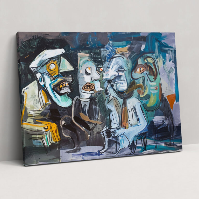 Surreal Pablo Picasso Wall Art - Pablo Picasso, Canvas Print, Wall Art, Home Decoration