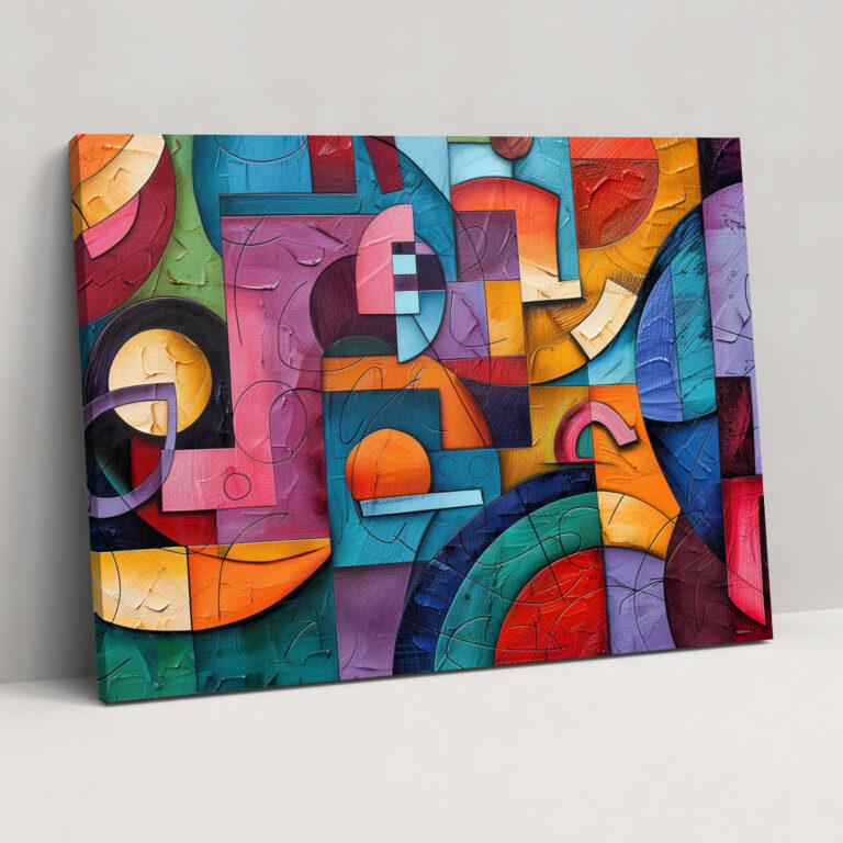 Pablo Picasso Wall Art - Pablo Picasso, Wall Decoration, Geometric Shapes, Wall Art