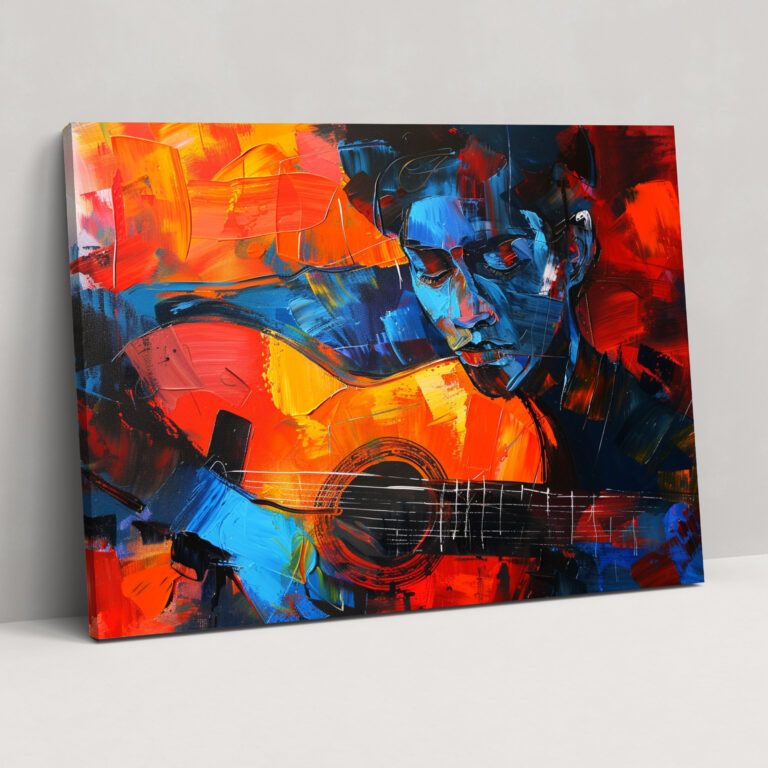 Pablo Picasso Wall Art - Pablo Picasso, Musician, Wall Decoration, Guitar