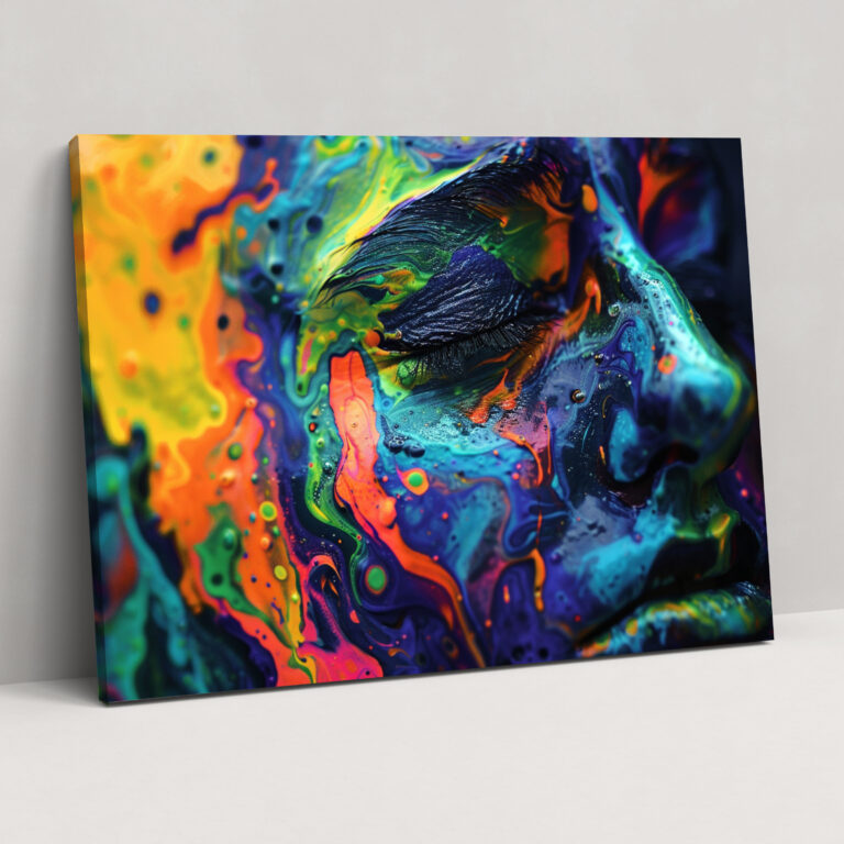 Melting Surrealistic Portrait Canvas Print - Pablo Picasso, Canvas Wall Art, Wall Decoration, Canvas