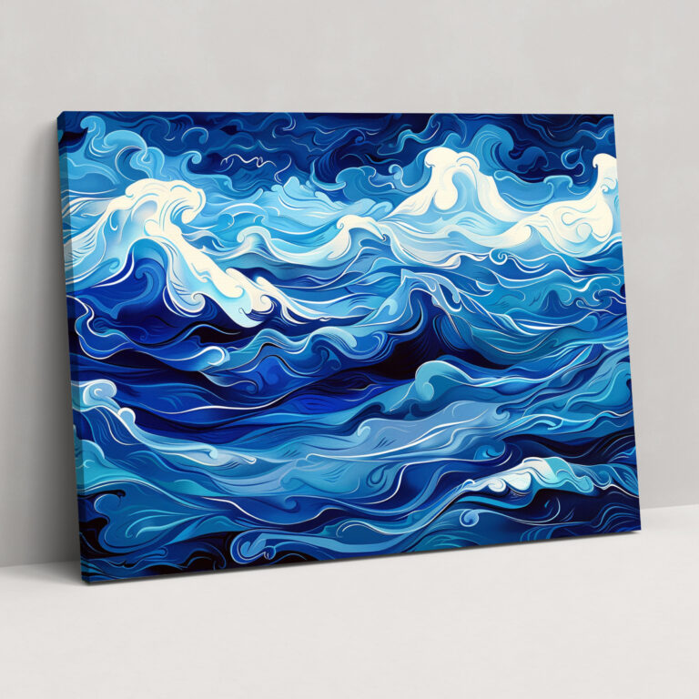 Deep Blue Surrealistic Seascape Wall Art - Pablo Picasso, Canvas Wall Art, Canvas Print, Canvas