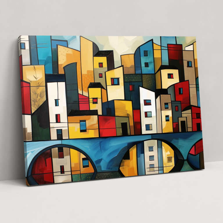 Pablo Picasso Cityscape Canvas Print - Pablo Picasso, Canvas Wall Art, Home Decoration, Canvas Print