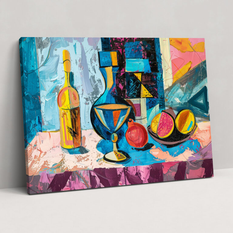 Pablo Picasso Still Life Canvas Print - Pablo Picasso, Pablo Picasso, Wall Art, Canvas