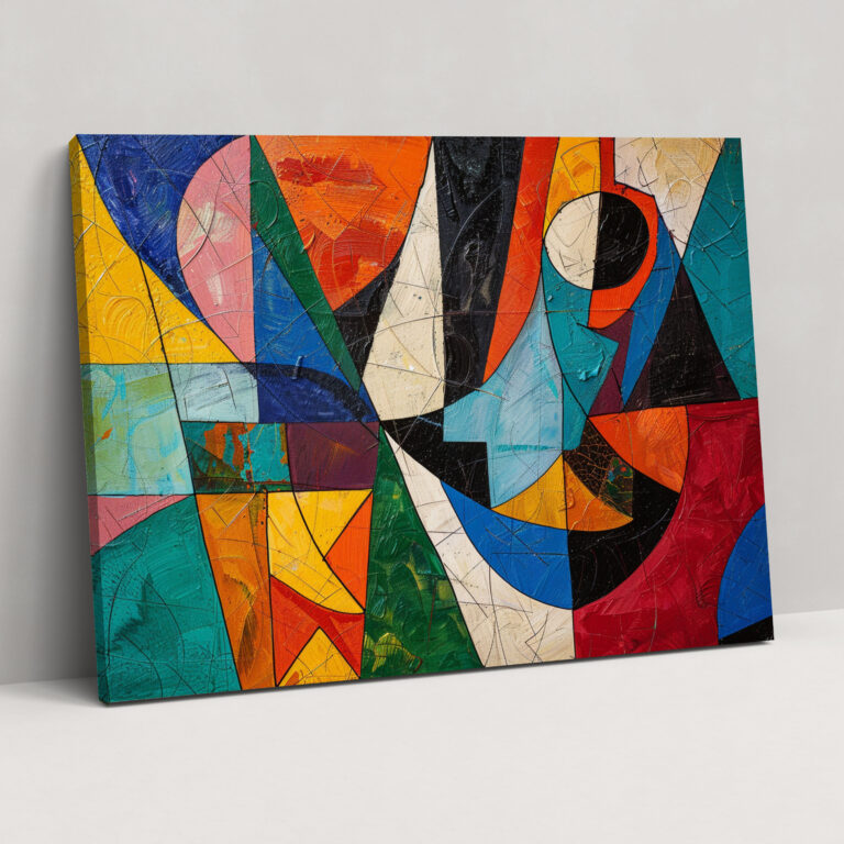 Pablo Picasso Wall Decoration - Pablo Picasso, Home Decoration, Dynamic Composition, Overlapping Shapes