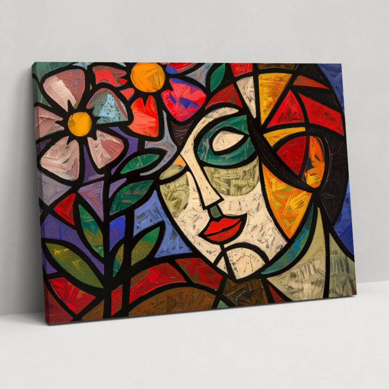Pablo Picasso Wall Art - Abstract Shapes - Pablo Picasso, Home Decoration, Canvas Print, Canvas