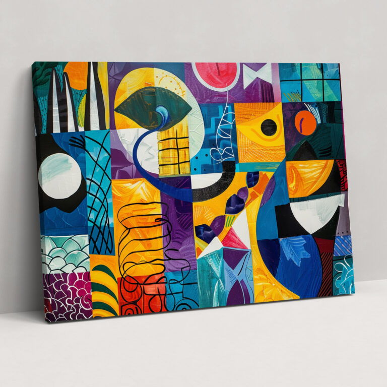 Pablo Picasso Wall Art - Pablo Picasso, Vibrant Patterns, Home Decoration, Wall Decoration