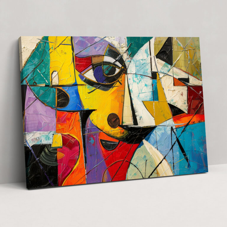 Pablo Picasso Cubist Abstract Canvas Print - Pablo Picasso, Pablo Picasso, Wall Art, Wall Decoration