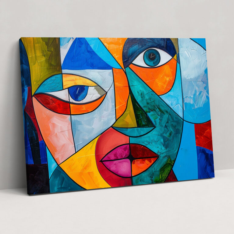 Abstract Face Wall Decoration - Pablo Picasso, Canvas, Home Decoration, Canvas Wall Art
