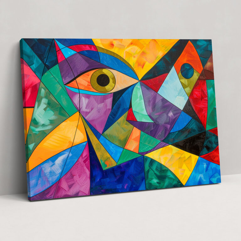 Abstract Picasso Inspired Wall Art - Pablo Picasso, Wall Decoration, Wall Art, Canvas Print