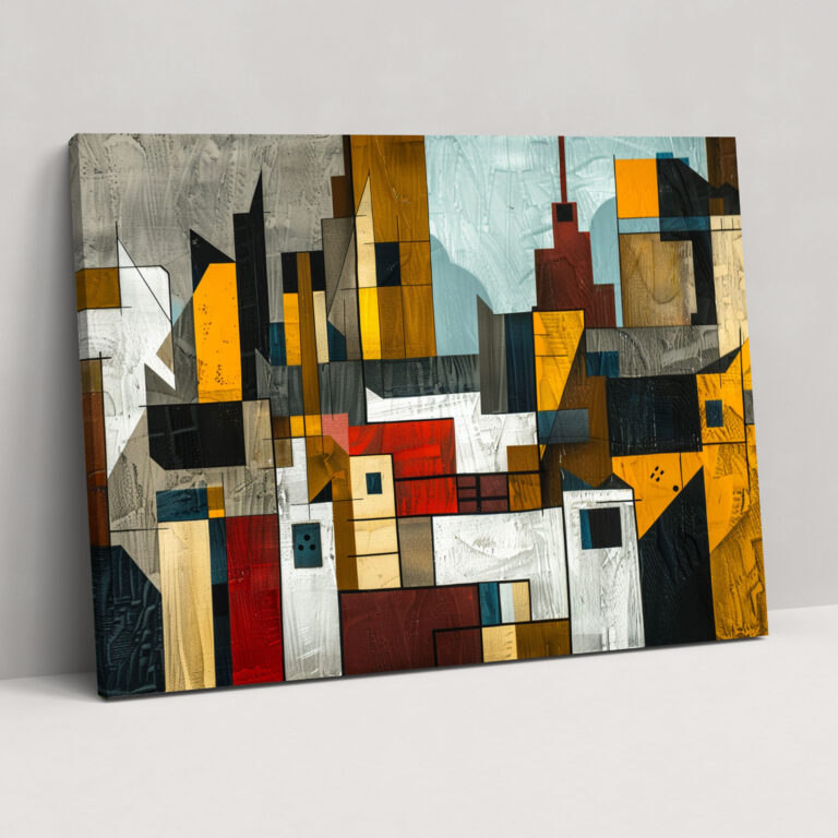 Cubist Cityscape Wall Decoration - Pablo Picasso, Cubist Art, Wall Decoration, Canvas Print