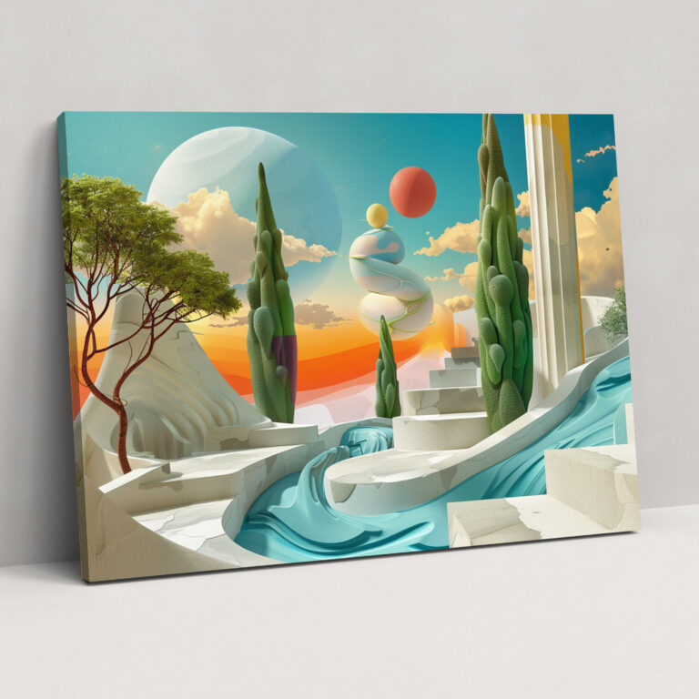 Pablo Picasso Wall Art - Pablo Picasso, Canvas Wall Art, Surrealistic Landscape, Dream-Like Elements