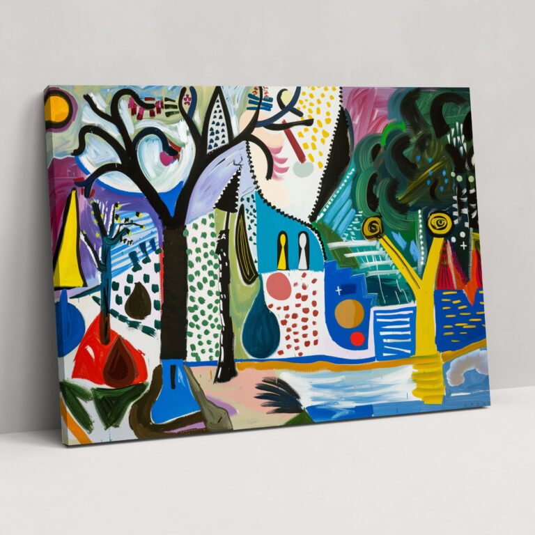 Pablo Picasso Surreal Landscapes Canvas Print - Pablo Picasso, Wall Art, Pablo Picasso, Canvas