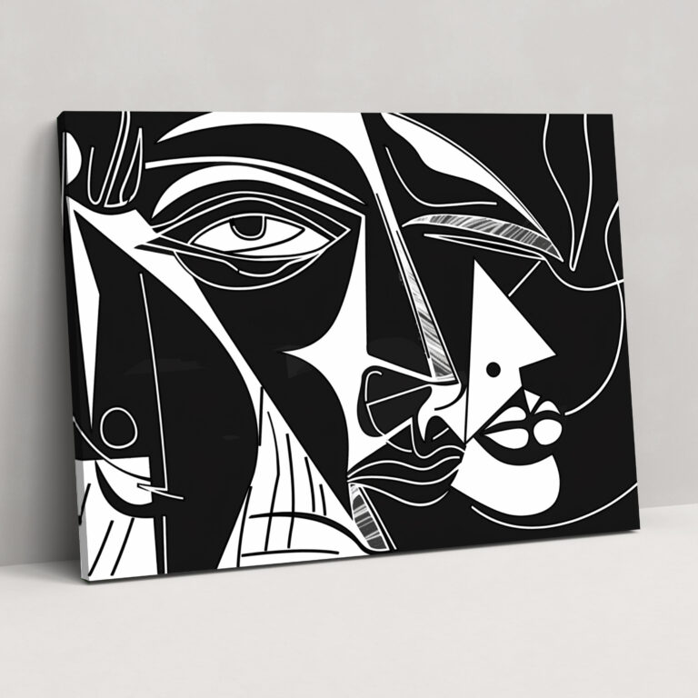 Minimalist Picasso Canvas Print - Pablo Picasso, Minimalist Art, Pablo Picasso, Wall Decoration