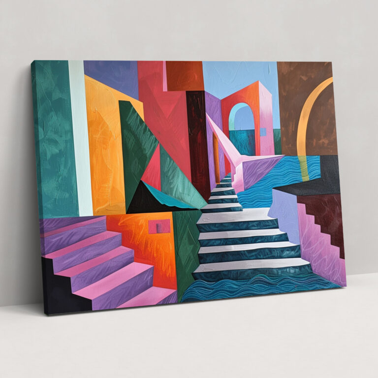Pablo Picasso Cubist Landscape Wall Art - Pablo Picasso, Wall Decoration, Canvas, Canvas Wall Art